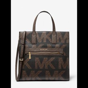 Michael Kors Kenly Large Graphic Logo Tote Bag